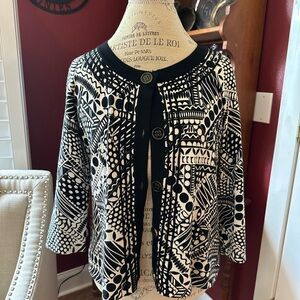 Cable & Gauge Monochrome Knit Top